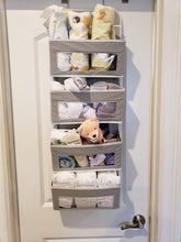 Load image into Gallery viewer, 4-Pockets Over Door Organizer