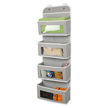 Load image into Gallery viewer, 4-Pockets Over Door Organizer