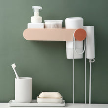 Load image into Gallery viewer, Bathroom Wall-mounted Hair Dryer Storage Rack