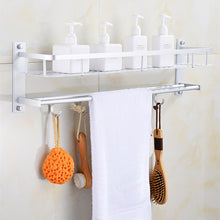 Load image into Gallery viewer, Bathroom shelf towel rack