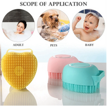 Load image into Gallery viewer, Pet Silicone Bath Brush