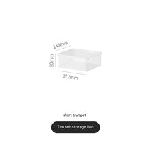 Load image into Gallery viewer, Clear Tea Set Storage Box