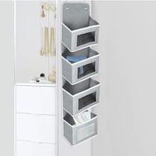 Load image into Gallery viewer, 4-Pockets Over Door Organizer