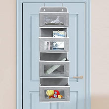 Load image into Gallery viewer, 4-Pockets Over Door Organizer