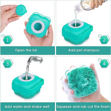 Load image into Gallery viewer, Pet Silicone Bath Brush