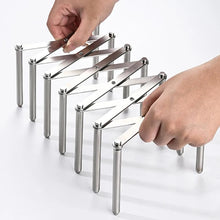 Load image into Gallery viewer, Foldable plate holder for kitchen dish organization