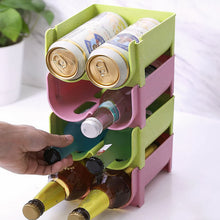 Load image into Gallery viewer, Space-saving fridge bottle organizer for soda and juice