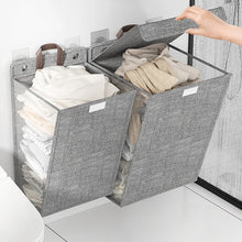 Load image into Gallery viewer, Foldable Hanging Laundry Basket