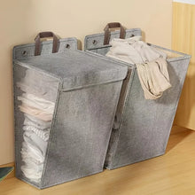 Load image into Gallery viewer, Foldable Hanging Laundry Basket
