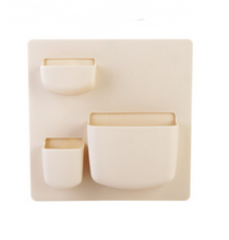 Laden Sie das Bild in den Galerie-Viewer, Beige wall storage grid style B