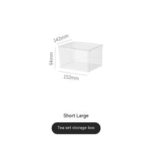 Load image into Gallery viewer, Clear Tea Set Storage Box