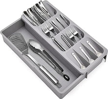 Load image into Gallery viewer, Cutlery organizer full of utensils