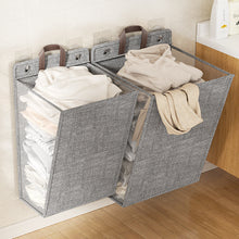 Load image into Gallery viewer, Foldable Hanging Laundry Basket