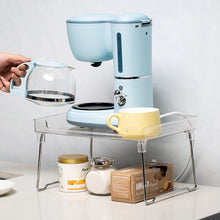 Load image into Gallery viewer, Shelf riser holding a coffee maker