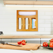 Load image into Gallery viewer, Bamboo Bag Organizer