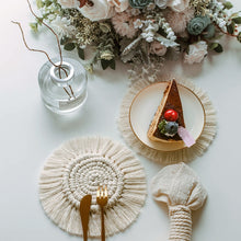 Load image into Gallery viewer, Bohemian Macrame Coaster