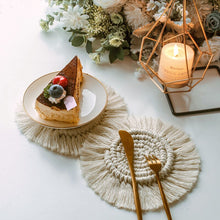 Load image into Gallery viewer, Bohemian Macrame Coaster