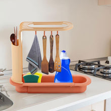Load image into Gallery viewer, Sink Retractable Drain Storage Rack