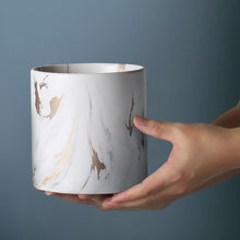 Load image into Gallery viewer, Round Marble Pattern Ceramic Pot
