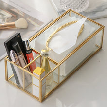 Load image into Gallery viewer, Golden Luxury Tissue Box