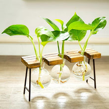 Load image into Gallery viewer, Vintage Wooden Vase Stand