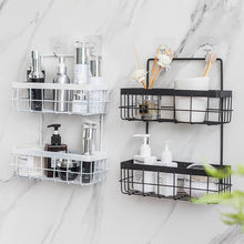 Load image into Gallery viewer, Space-saving wooden shelf for bathroom, kitchen, and bedroom