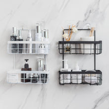 Load image into Gallery viewer, Space-saving wooden shelf for bathroom, kitchen, and bedroom