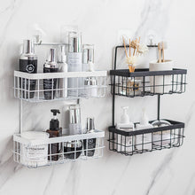 Load image into Gallery viewer, Space-saving wooden shelf for bathroom, kitchen, and bedroom