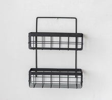 Load image into Gallery viewer, Space-saving wooden shelf for bathroom, kitchen, and bedroom
