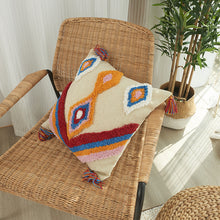 Load image into Gallery viewer, Geometric Shapes Tufted Pillow Cover