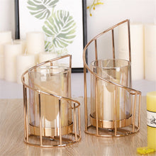 Load image into Gallery viewer, Nordic Geometric Candle Holder