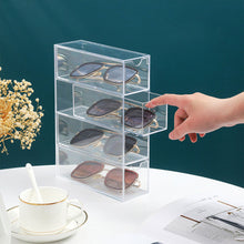 Load image into Gallery viewer, Acrylic 4 Drawers Glasses Organizer