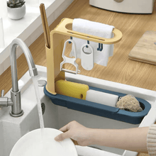 Load image into Gallery viewer, Sink Retractable Drain Storage Rack
