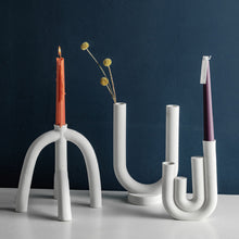 Load image into Gallery viewer, Curva Ceramic Candle Holders