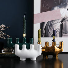 Load image into Gallery viewer, Curva Ceramic Candle Holders