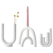 Load image into Gallery viewer, Curva Ceramic Candle Holders