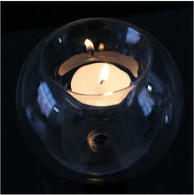 Load image into Gallery viewer, Spherical Glass Candle Holder