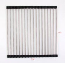 Laden Sie das Bild in den Galerie-Viewer, MessFree® Roll-Up Stainless Steel Sink Rack