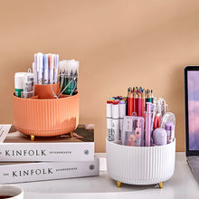 Load image into Gallery viewer, 360° Rotating Makeup Brush Organizer
