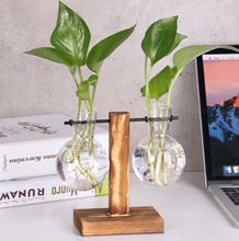 Load image into Gallery viewer, Vintage Wooden Vase Stand