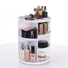 Load image into Gallery viewer, Multi-layer cosmetic holder with 360-degree rotation for easy access