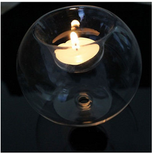 Load image into Gallery viewer, Spherical Glass Candle Holder
