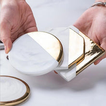 Load image into Gallery viewer, Golden Marble Coaster