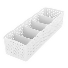 Load image into Gallery viewer, 5 Cells Plastic Stackable Organizer