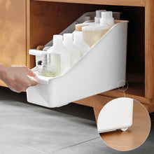 Laden Sie das Bild in den Galerie-Viewer, Space-saving under sink storage rack for kitchen and bathroom"
"Durable pull-out organizer with wheels for easy access"