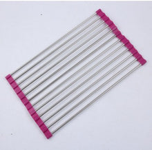 Laden Sie das Bild in den Galerie-Viewer, MessFree® Roll-Up Stainless Steel Sink Rack