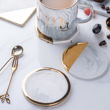 Load image into Gallery viewer, Golden Marble Coaster
