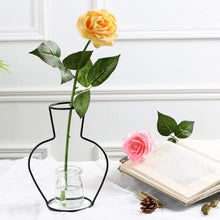 Load image into Gallery viewer, Geometric Metal Vase