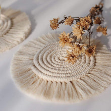 Load image into Gallery viewer, Bohemian Macrame Coaster