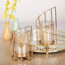 Load image into Gallery viewer, Nordic Geometric Candle Holder